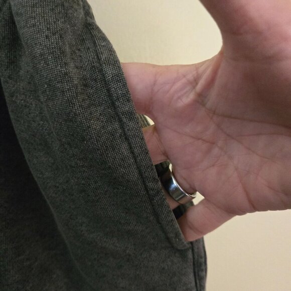 Sincerely Jules Charcoal Cotton Blend Pull On Stretch Shorts Size L - Picture 3 of 5